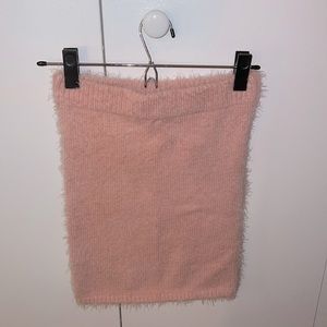 Pink Fuzzy Skirt